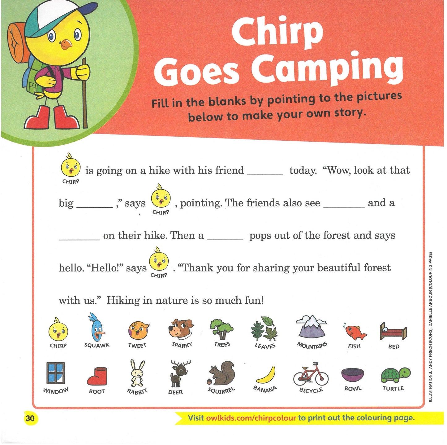 Chirp:  Ages 3-6