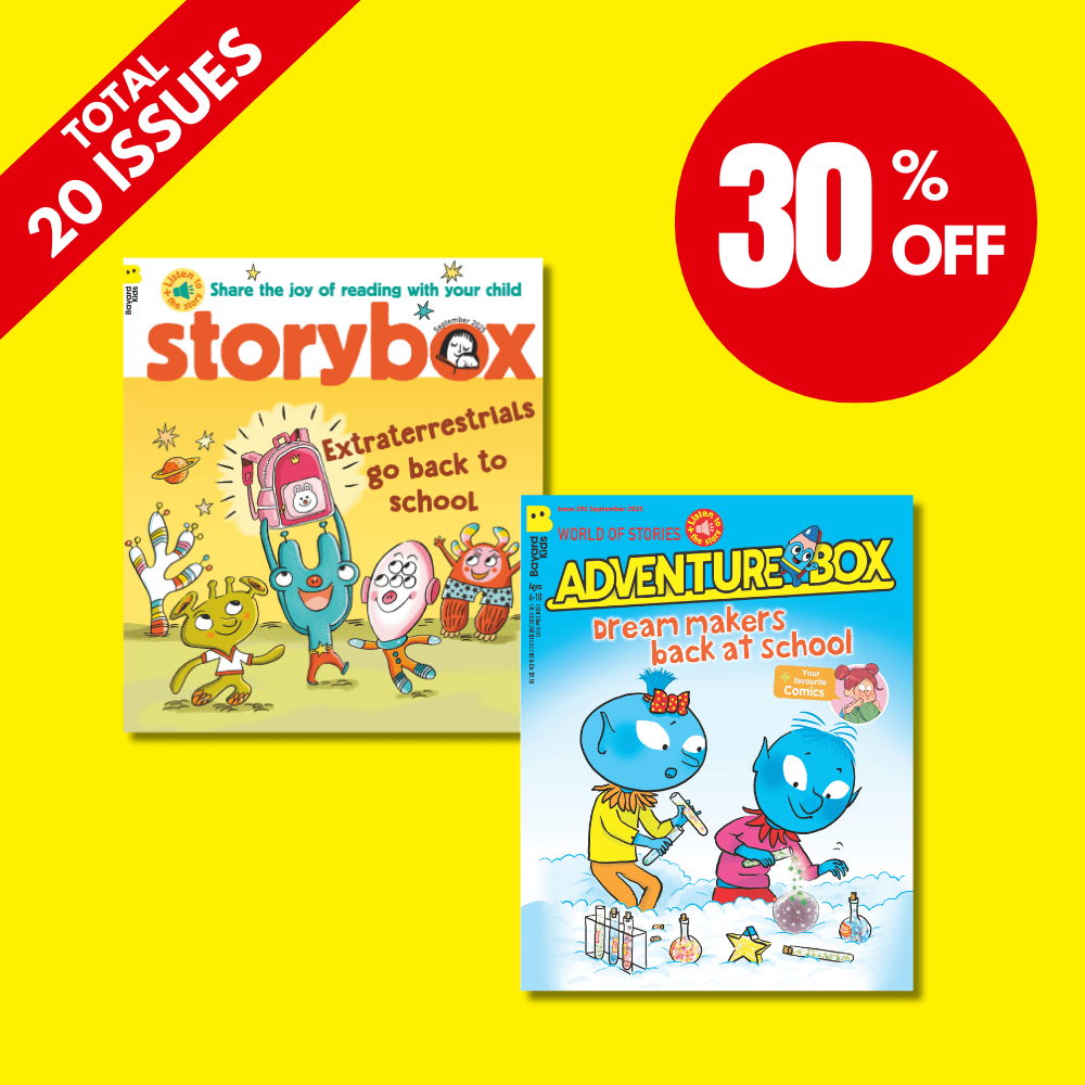 StoryBox Ages 3-8 + AdventureBox Ages 6-10