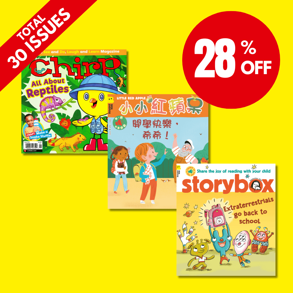 Chirp Ages 3-6 + 小小紅蘋果 Little Red Apple Ages 3-8 + StoryBox Ages 3-6